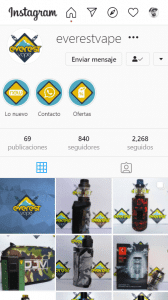 Everest Vape Instagram